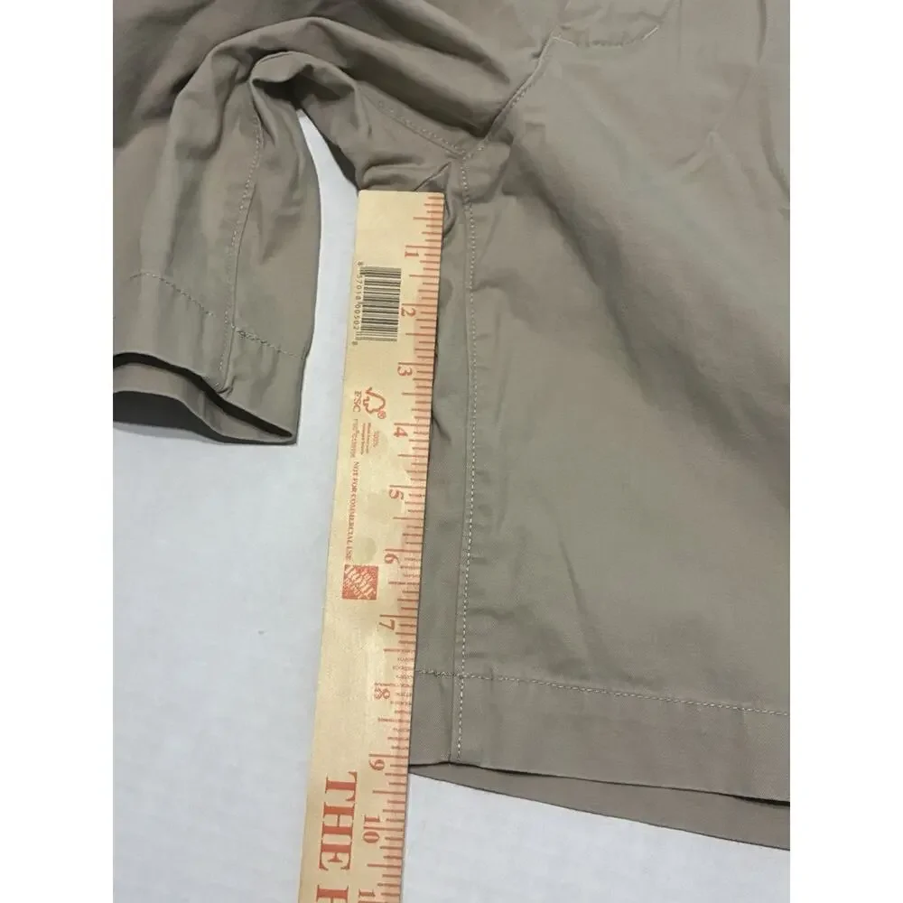 Banana Republic Men's 34 Khaki Chino Shorts 9” Inseam